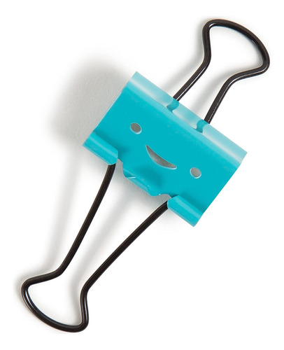 Clip de papel U Brands 3606U06-24, 11 cm de largo, turquesa, amarillo, rosa