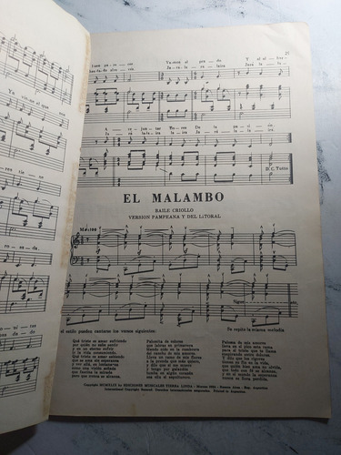 Imagen 6 de 7 de Álbum De 25 Danzas Argentinas. Andres Beltrame. Ian 468