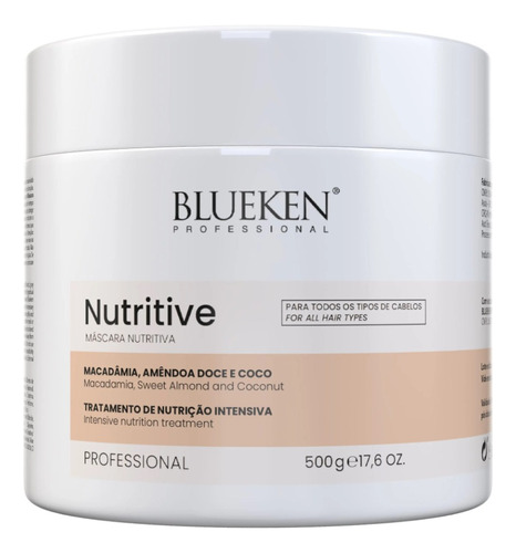 Máscara Nutritive Blueken 500g