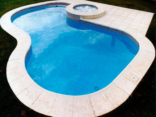 Borde De Concreto Arco Romano Blanco Para Piscina 29 X 49
