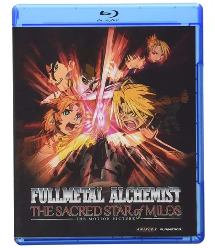 Anime Fullmetal Alchemist: Conqueror of Shamballa em Blu-ray