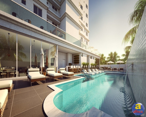 Imagem 7 de 12 de Apartamento 3 Suítes, 2 Vagas De Garagem Na Meia Praia Em Itapema/sc - Imobiliária África - Ap00197 - 34454995