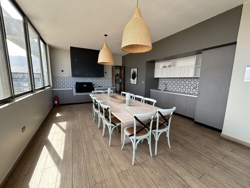 Departamento Full Amoblado 1d1b + Est., Excelente Sector Nor