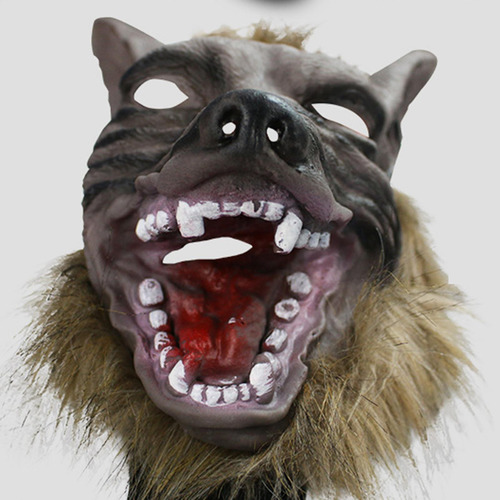 Disfraz De Hombre Lobo De Halloween, Máscara De Lobo Con