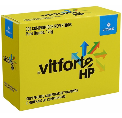 Multivitamínico Vitforte Hp - 500 Comprimidos