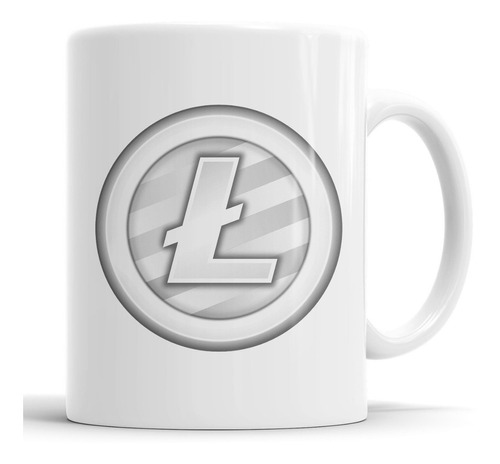 Taza Litecoin Criptomonedas Bitcoin - Cerámica Importada