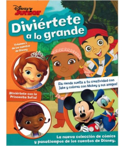 Diviertete A Lo Grande. Disney Junior, De Delivering Ibooks & Design Barcelona. Editorial Parragon Book Infantil, Tapa Dura, Edición 01 En Español, 2020