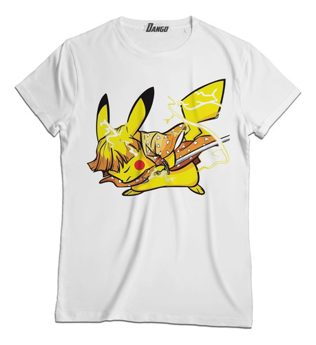 Playera Pikachu Zenitsu Demon Slayer Pok069