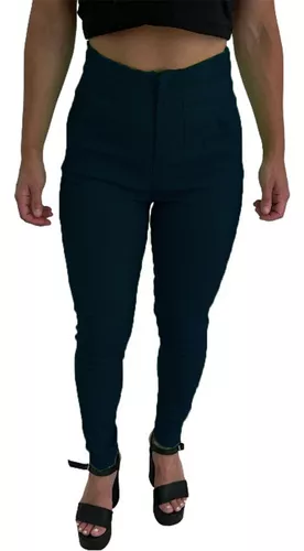 Pantalon Azul Marino Mujer De Vestir