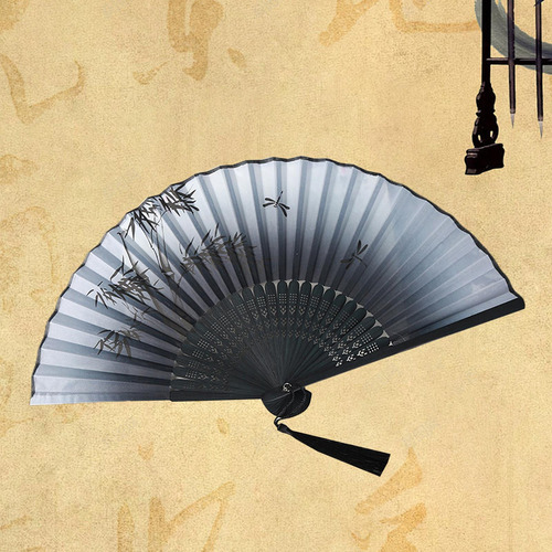 Ventilador Dobrável Portátil Para Festa De Dança Cosplay