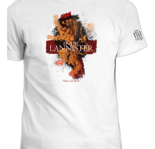 Camiseta Cuello Redondo Casa Lannister Game Of Thrones Ink