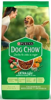 Dog Chow Cachorros Med/grandes - kg a $13625