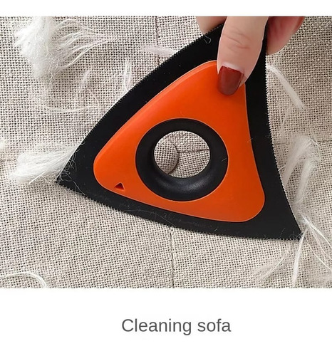 Eliminador De Pelo De Mascotas, Removedor De Pelo De Perrito Color Naranja Claro