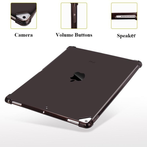 Imagen 4 de 5 de Carcasa De Silicona Color Gris Para iPad Pro 12.9