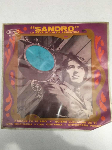 Lp Sandro La Revelación De Argentina. Epic. 1968.