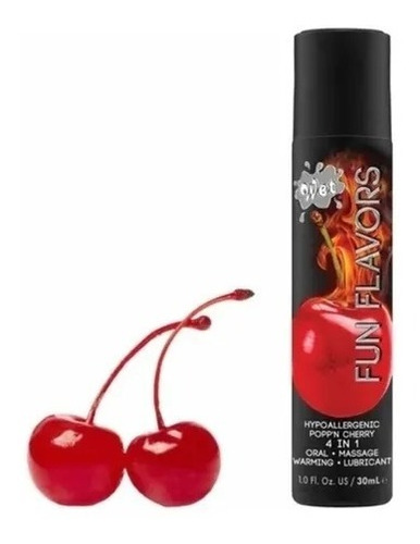 Lubricante Base Agua Térmico Sabor 4-1 Wet Fun Flavors 30 Ml