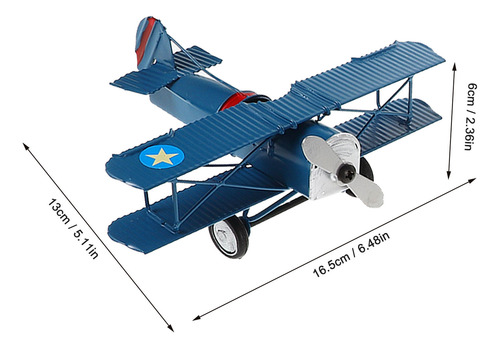 Aeronave Retro De Hierro Modelo De Avión Vintage De Metal Ai