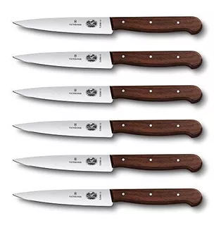 Victorinox 434inch Straightedge Pointedtip Steak Knife Juego