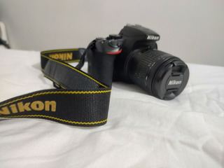 Nikon Kit D3500 + Lente 18-55mm Vr Dslr Color Negro