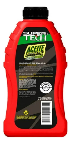 Aceite Alto Kilometraje 25w50 Gl De 946ml Drop004