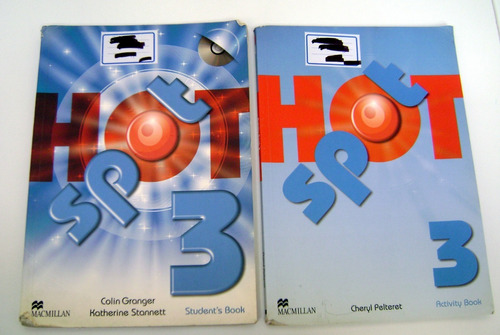 Hot Spot 3 Student Y Activity Book Usado Escrito Lapiz Boedo