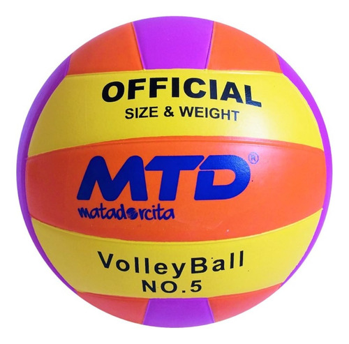 Pelota Balón Vóley Voleibol Mtd Goma N.º5 