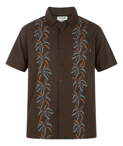 Camisa Rincon Velvet Brown Hurley