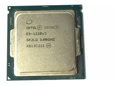 Imagem 1 de 1 de Processador Intel® Xeon® E3-1220v5