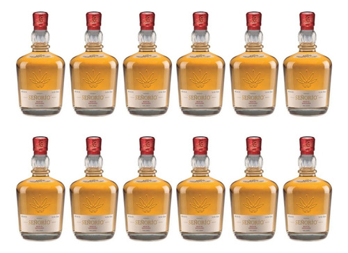 Pack De 12 Mezcal El Señorio Reposado 750 Ml