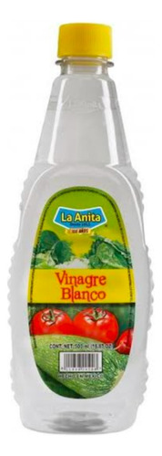 Vinagre Blanco 500ml, La Anita Paquete 12 Piezas