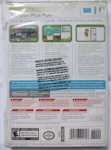 Wii Fit Plus Original Nintendo Wii Nuevo (Usado)