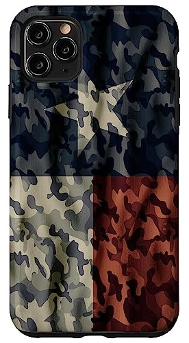 Funda Para iPhone 11 Pro Max Texas Camo Style Patriotic Flag