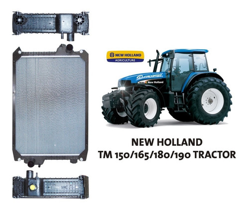 Imagen 1 de 6 de Radiador New Holland Tm150/165/180/190 Tractor 