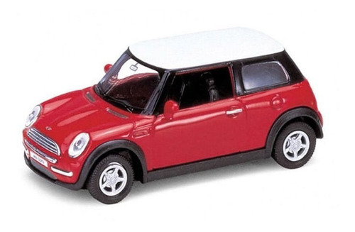 Auto De Coleccion Welly Metal Mini Cooper 1:36 Rojo