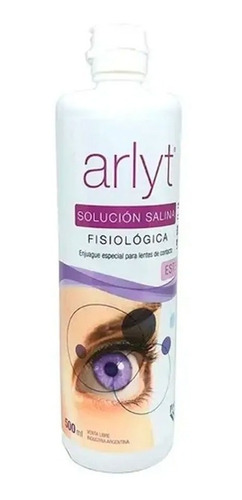 Arlyt Solución Salina Fisiológica Estéril Para Lentes 500ml