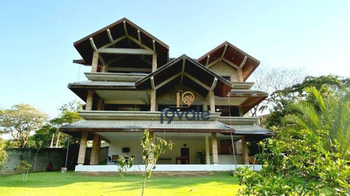Casa De Campo Em Meio A Natureza Com 3 Suítes, À Venda, 500 M²-condomínio Recanto Santa Barbara - Jambeiro/sp - Ca2041