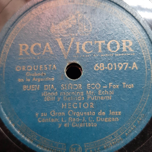 Pasta Hector Gran Orq Jazz Rca Victor 680197 C7