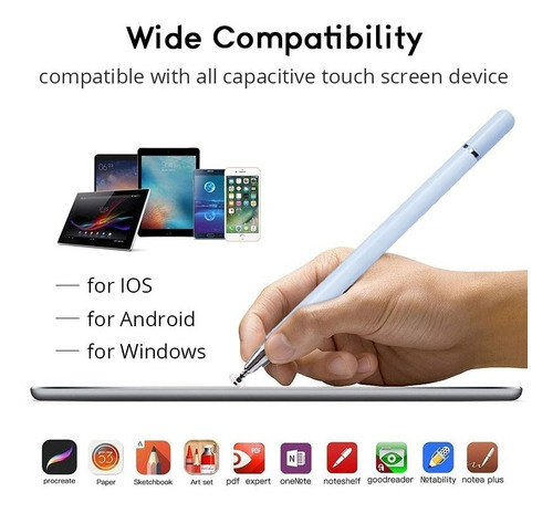 Imagen 10 de 10 de Lápiz Para Tablet Samsung Galaxy Tab A / S / E + Guante