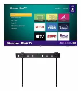 Hisense 58r63 Television De 58'' 4k Uhd Led Roku Smart Tv