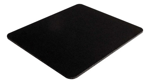 Mouse Pad Negro Basico De Tela 24cm X 20cm Resistente