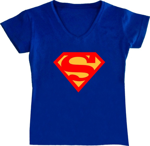 Blusa Superman Superheroe Comic Dama Tv Camiseta Urbanoz