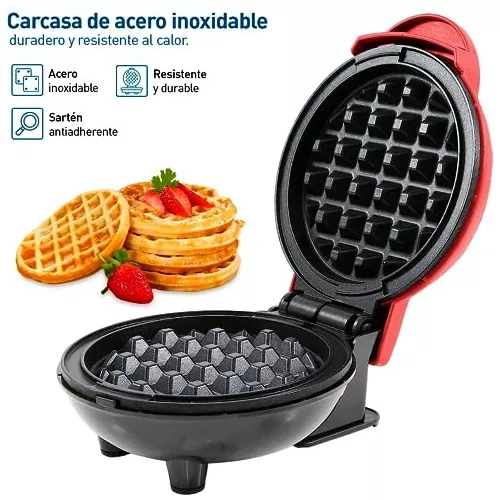 Mini waflera 🥞llevala a tan solo *$13.75*🥞🥞🥞🥞antiadherente 🥞hermosas  🥞