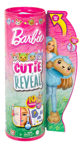 Barbie Cutie Reveal Osito Disfrazado Delfín Mattel