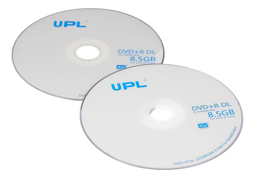 10pcs 215min 8x Dvd+r Dl Disco Vazio De 8,5 Gb Disco Dvd Par