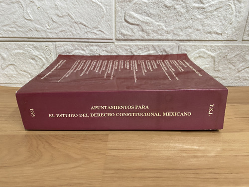 Apuntamientos Para Estudio Derecho Constitucional Mexicano (Usado)