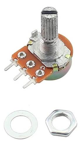 Potenciometro 1k Ohms Lineal Pote 20mm B1k Arduino Nubbeo