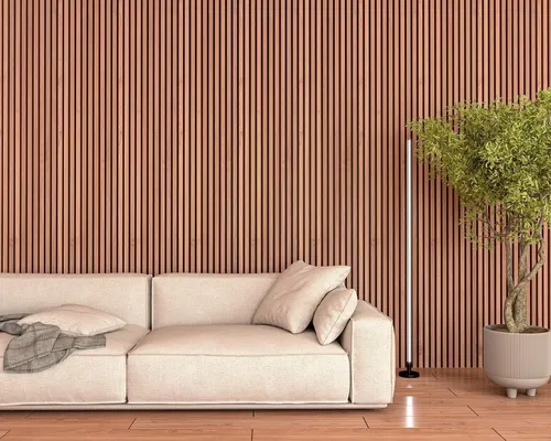 Revestimiento Wall Panel Alistonado Interior Madera Premium