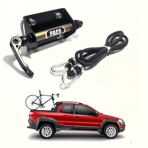 Imagem 1 de 6 de Trans Bike Para Pick-up Pace Montana Strada 9mm Preto