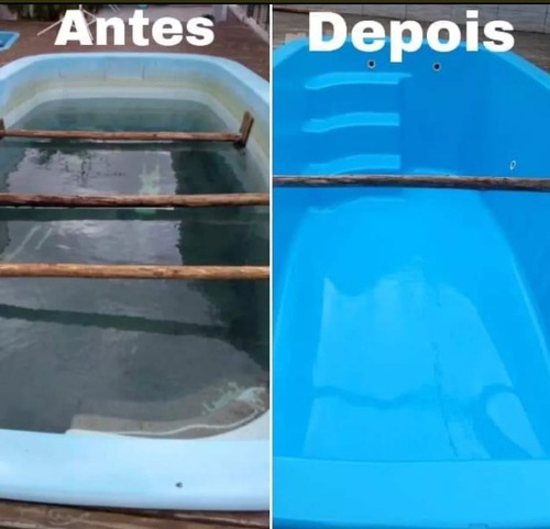 Tinta Para Piscina Azul Pu Kit Maza 4,5 Litros