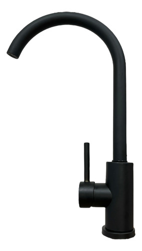 Griferia Monocomando Cocina Calyx Negra Canilla Mesada Hydro